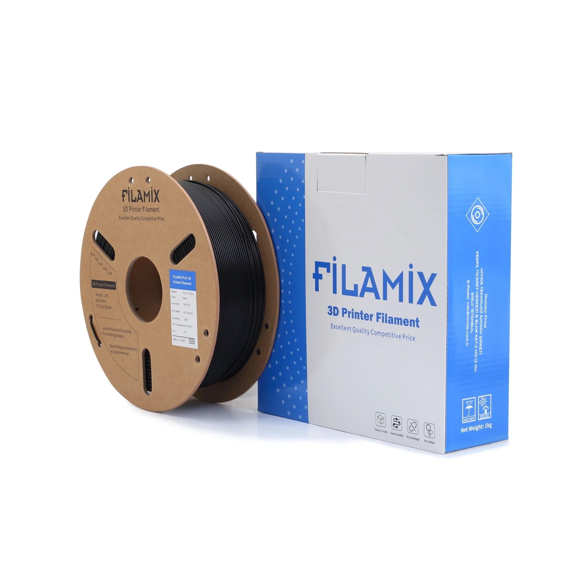 FİLAMİX Filament Pla+ 1.75mm 1 Kg Plus