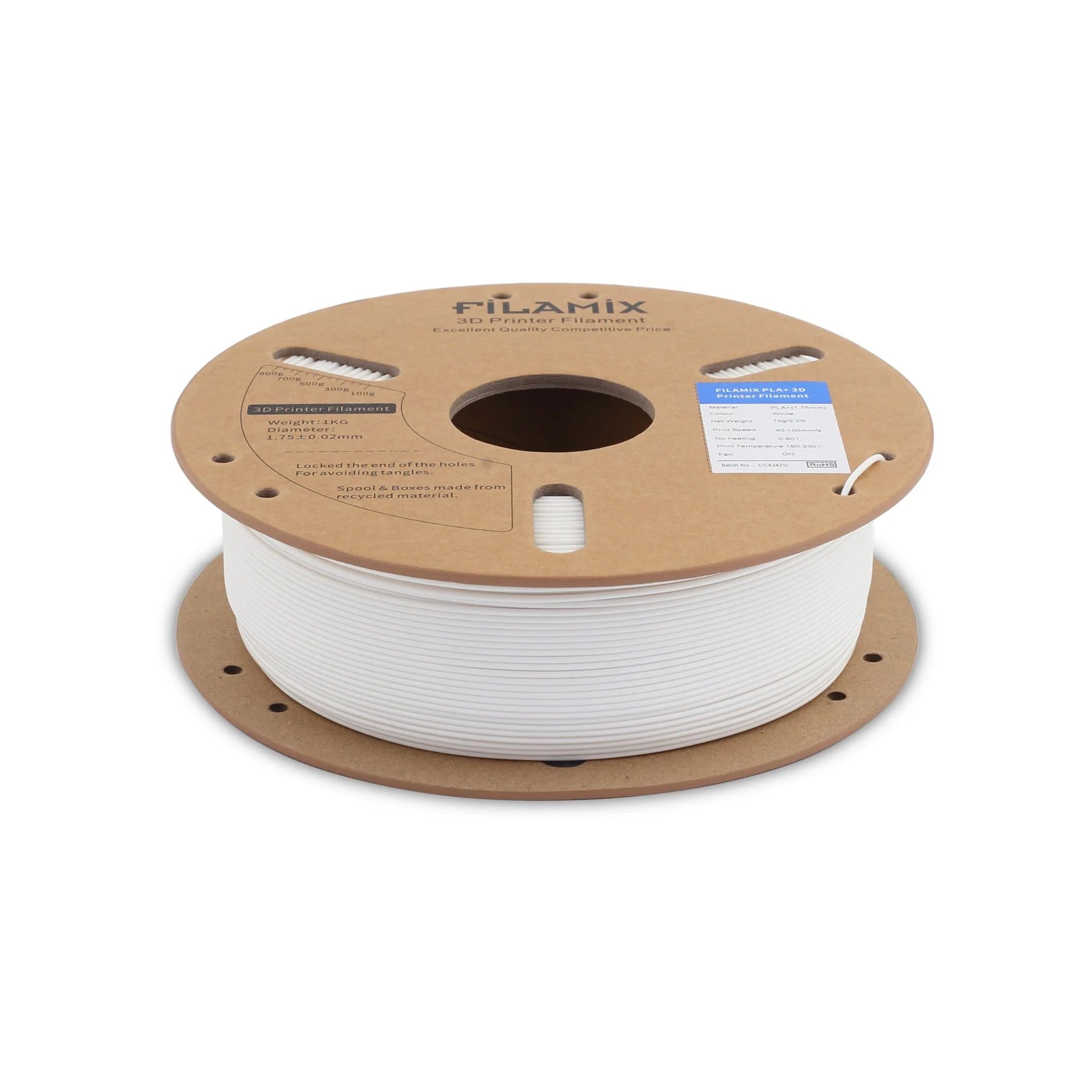 FİLAMİX Filament Pla+ 1.75mm 1 Kg Plus